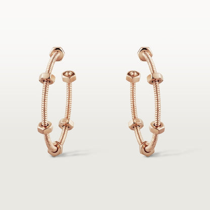 18k Cartier Ecrou De Cartier Earrings