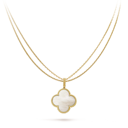 18K Magic Alhambra One Motif Pearl Necklace