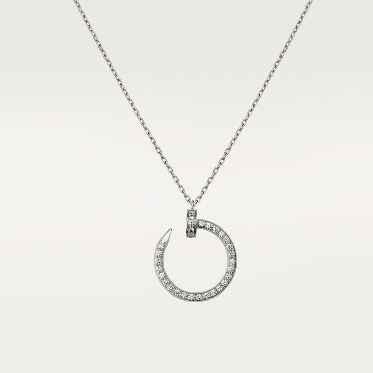 18K Cartier Juste Un Clou Diamonds Necklace