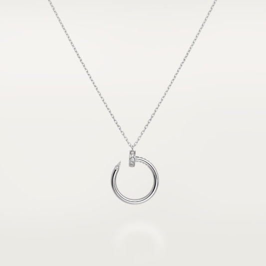 18K Cartier Juste Un Clou Diamond Necklace