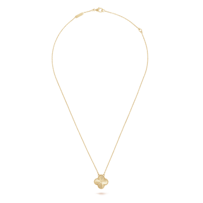 18K Vintage Alhambra Pendant Clover Necklace