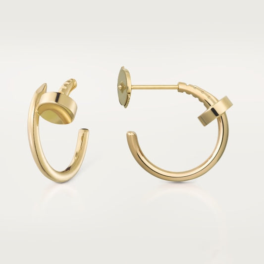 18k Cartier Juste Un Clou Earrings