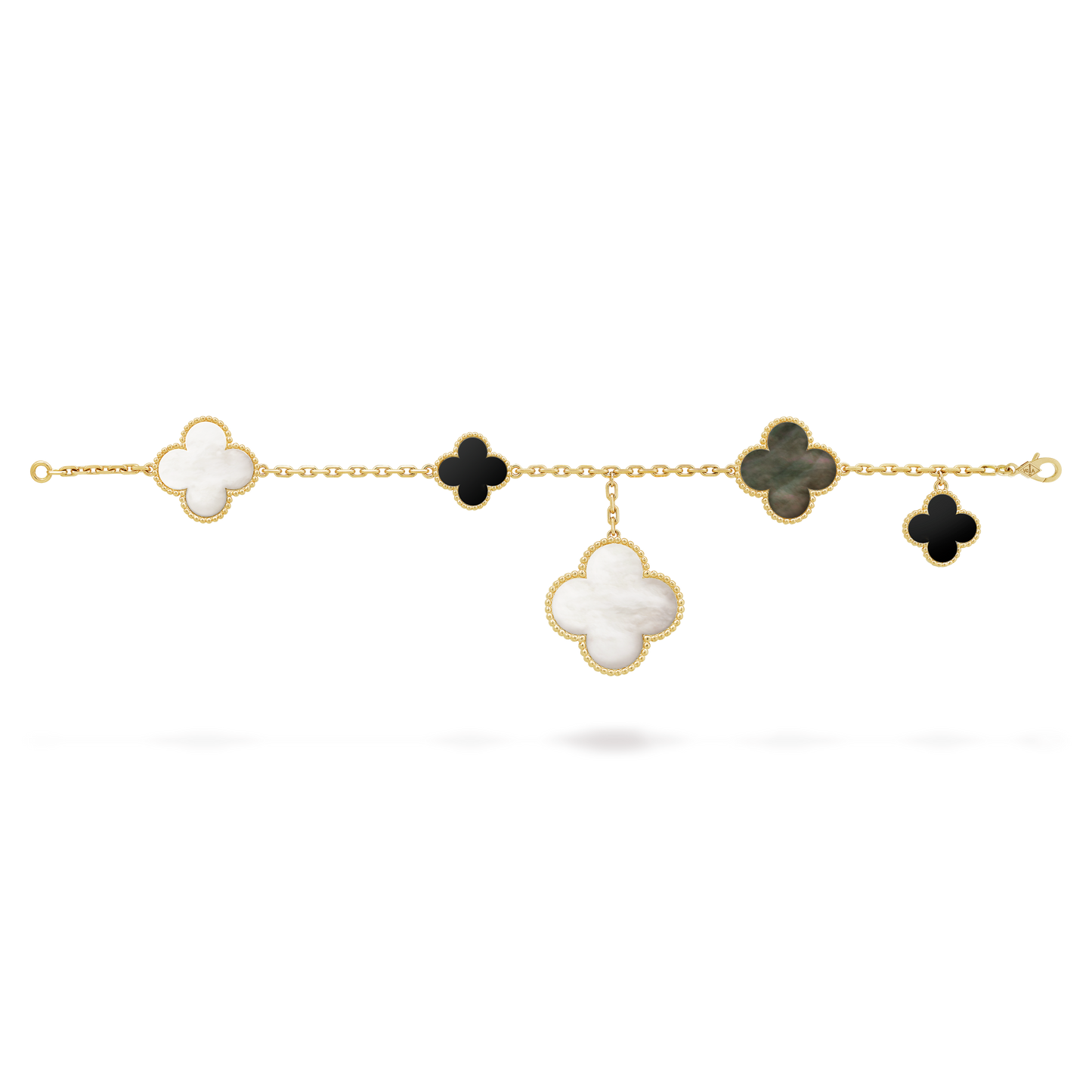 18K Magic Alhambra Five Motifs Clover Bracelet