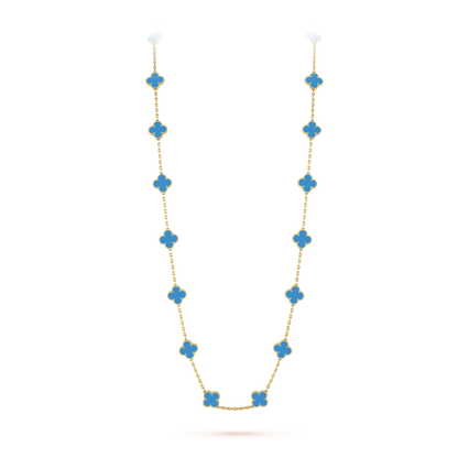 18K Vintage Alhambra 20 Motifs Long Necklace