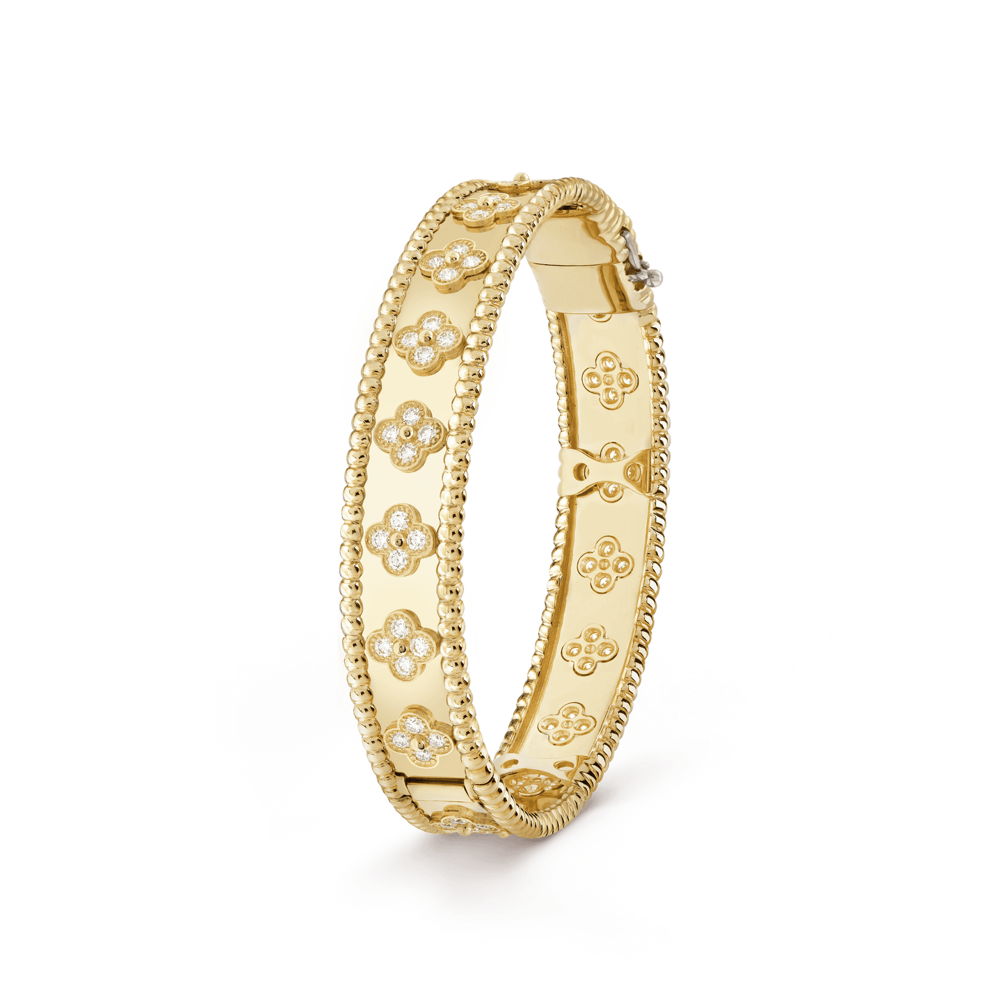 18K Perlée Clovers Bracelet