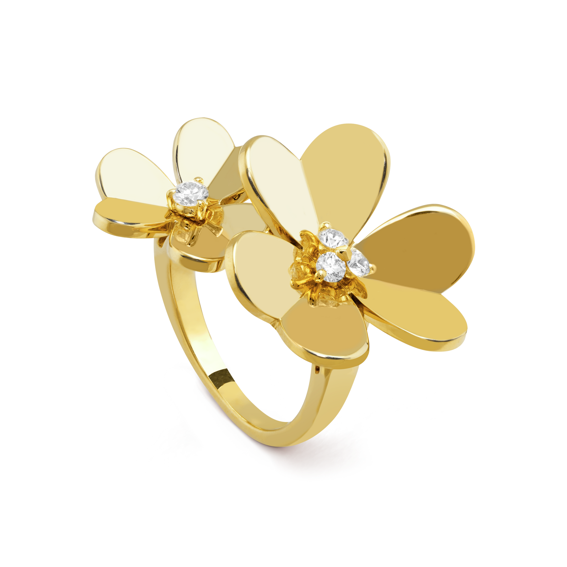 18K Van Cleef & Arpels VCA Frivole Between the Finger Ring