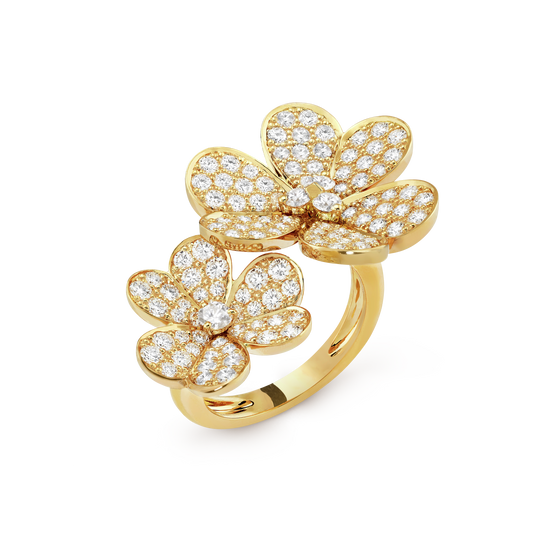 18K Van Cleef & Arpels VCA Frivole Between the Finger Ring