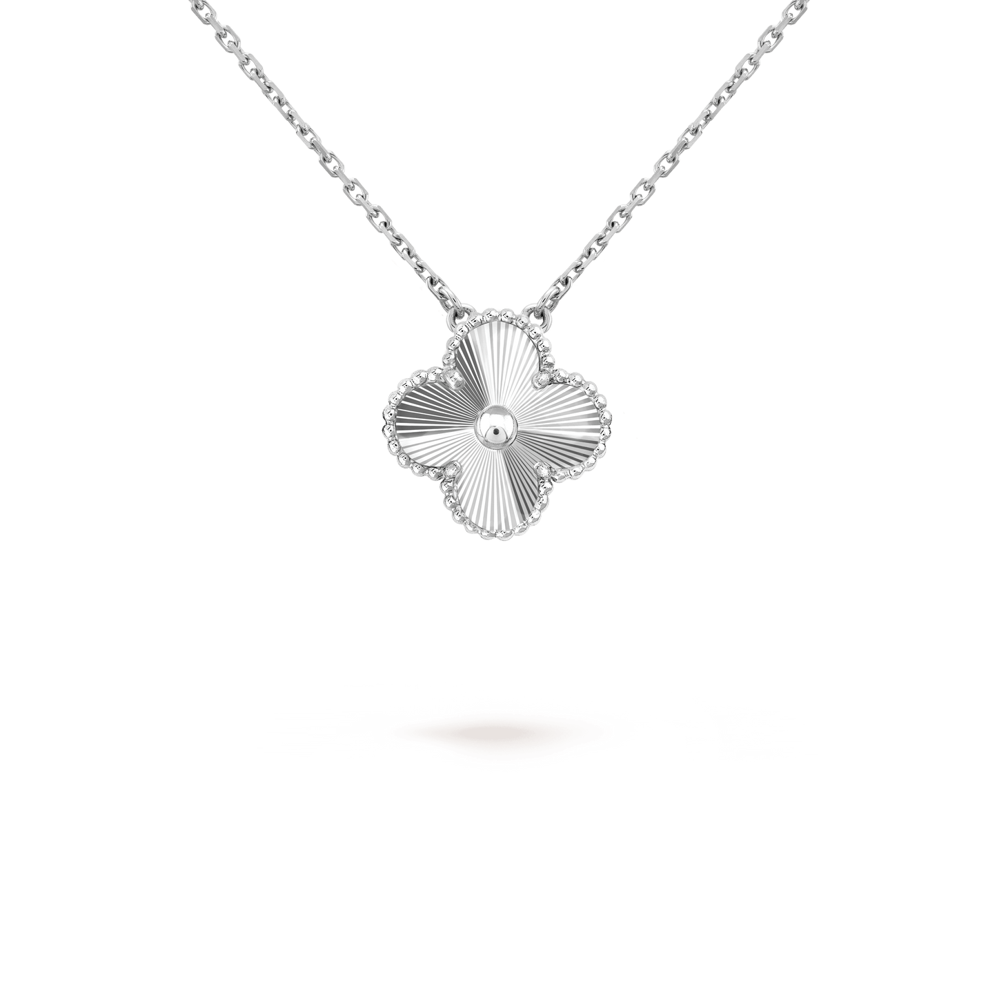 18K Van Cleef & Arpels Vintage Alhambra Pendant Necklace