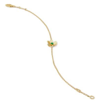 18K Frivole Emerald Bracelet