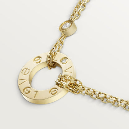 18K Love 2 Diamond Necklace