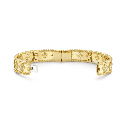 18K Perlée Clovers Bracelet