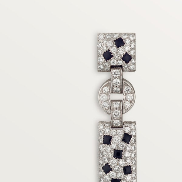 18K Panthère De Diamond Earrings