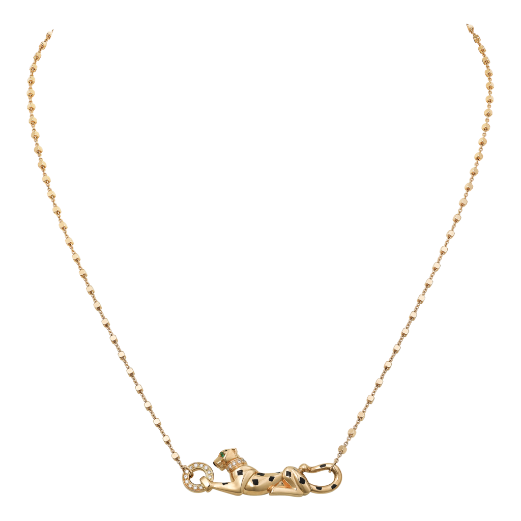 18K Panthère De Diamond Necklace