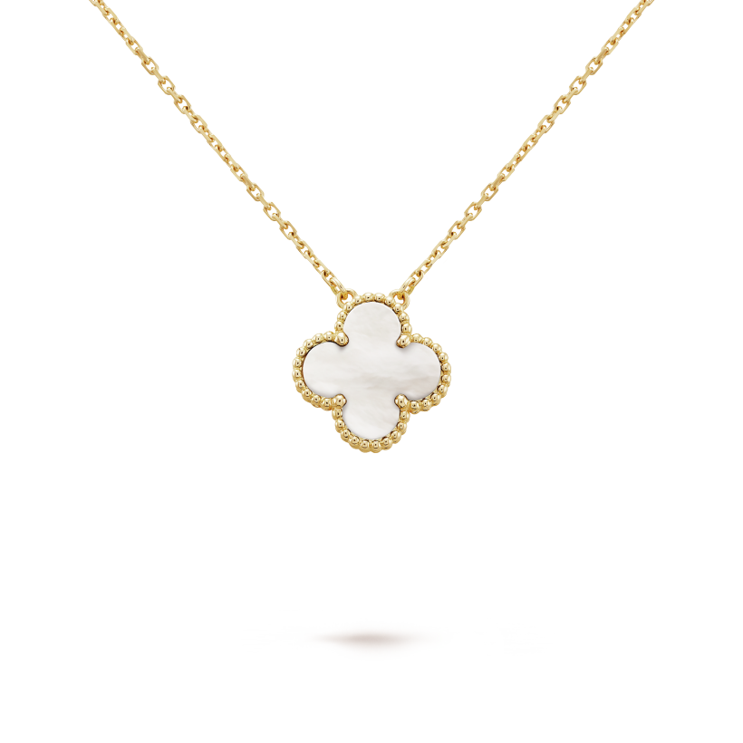 18K Van Cleef & Arpels Vintage Alhambra Pendant Necklace