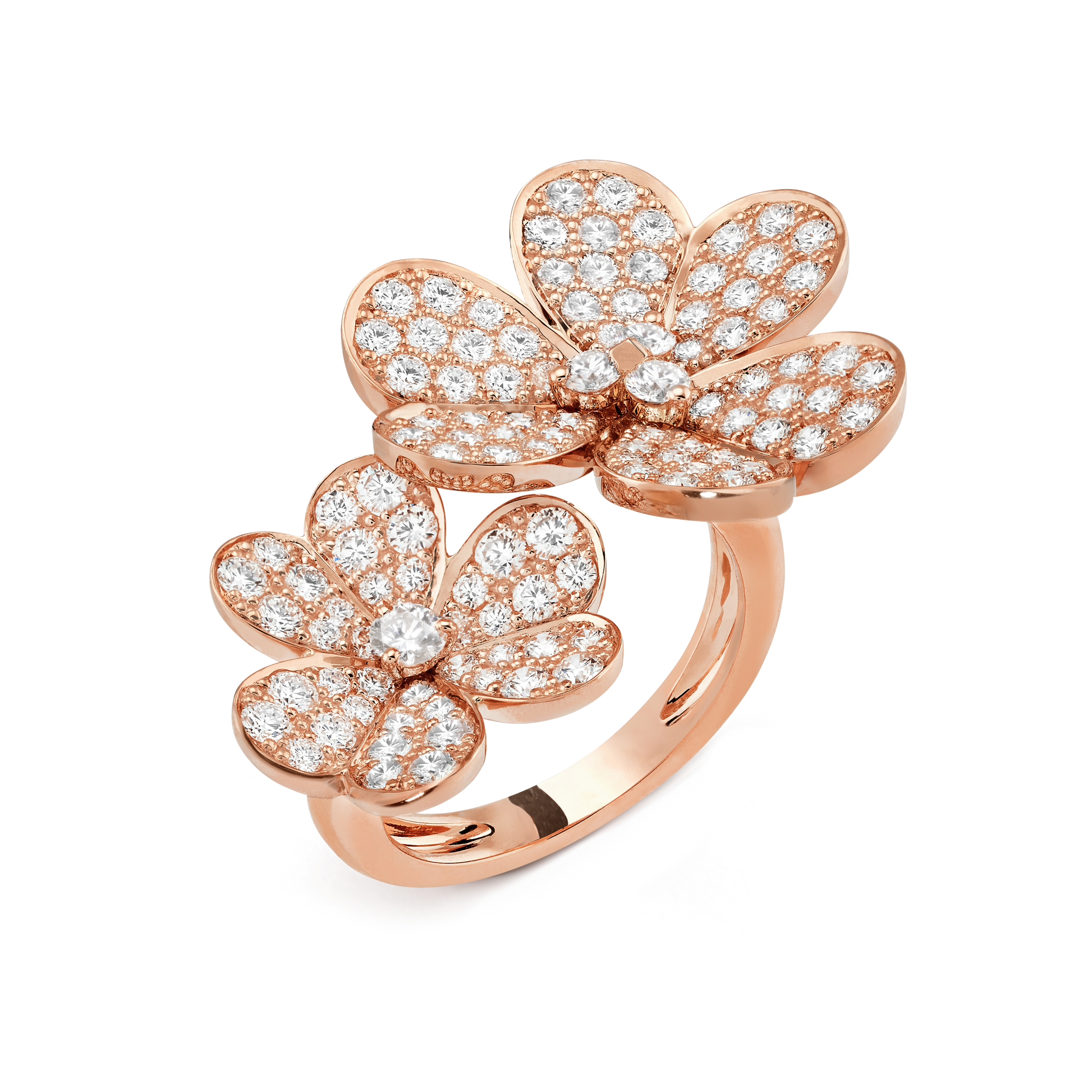 18K Van Cleef & Arpels VCA Frivole Between the Finger Ring