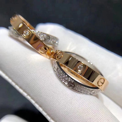 18K Love Diamond Ring