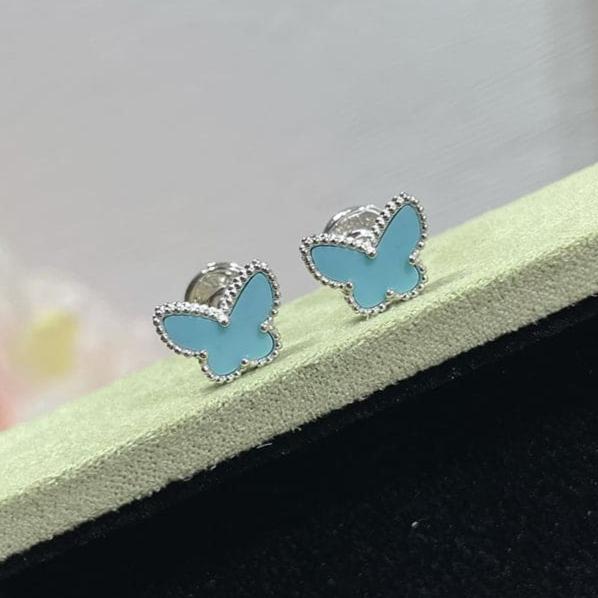 18K Sweet Alhambra Butterfly Stud Earrings