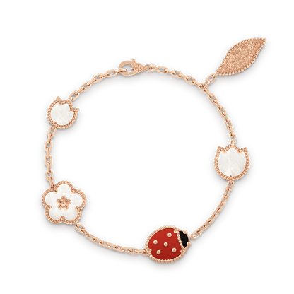 18K Van Cleef & Arpels Lucky Spring Five Motifs Bracelet