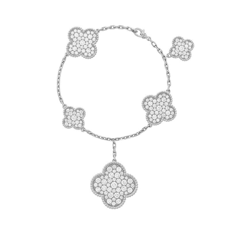 18K Van Cleef & Arpels Magic Alhambra Five Motifs Bracelet