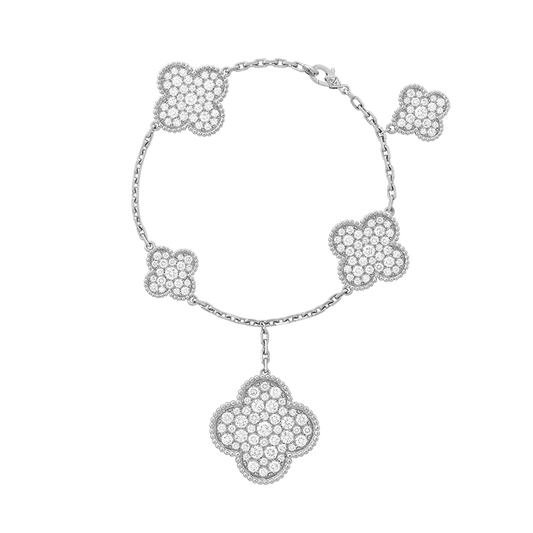 18K Van Cleef & Arpels Magic Alhambra Five Motifs Bracelet