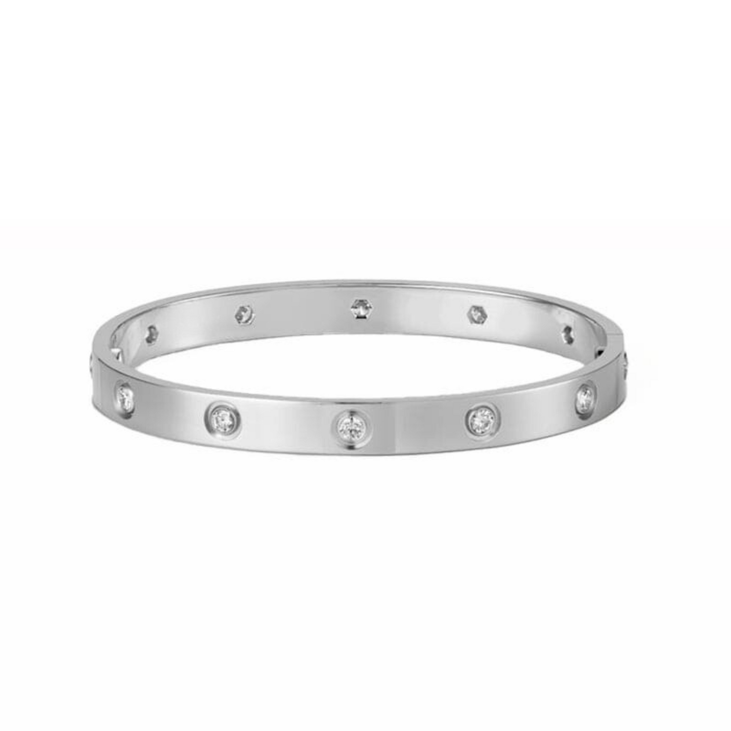 18K Ten Diamonds Love Bracelet