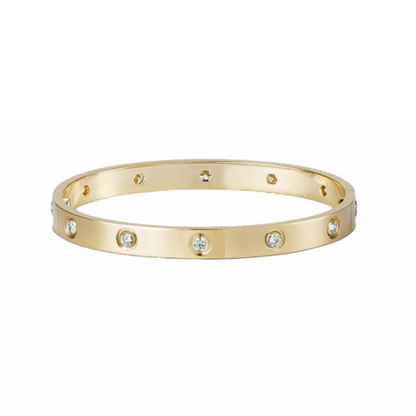 18K Ten Diamonds Love Bracelet