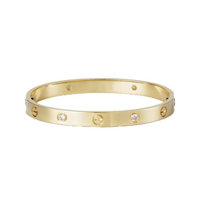 18K Four Diamonds Love Bracelet