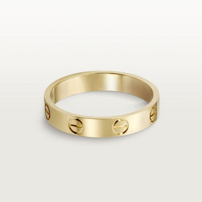 18K Love Wedding 4mm Ring