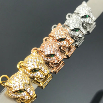 18K Panthère De Diamond Earrings