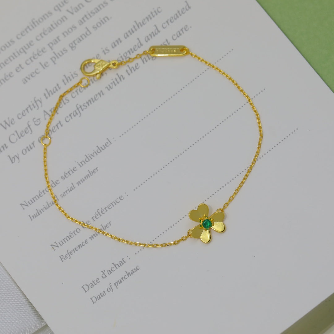 18K Frivole Emerald Bracelet