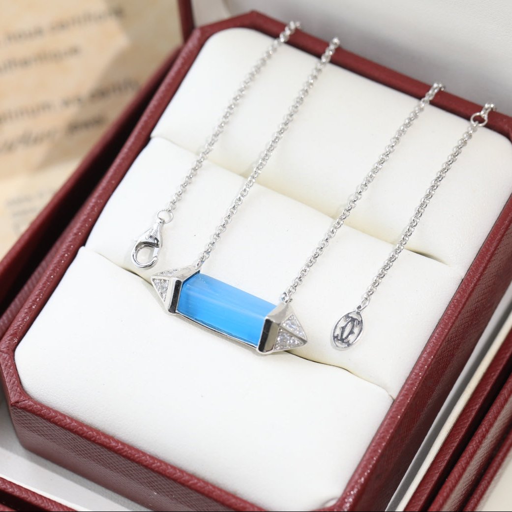 18K Les Berlingots De Blue Necklace