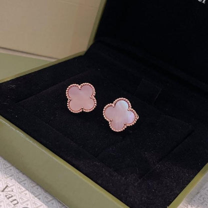 18K Magic Alhambra Pink Opale Earrings