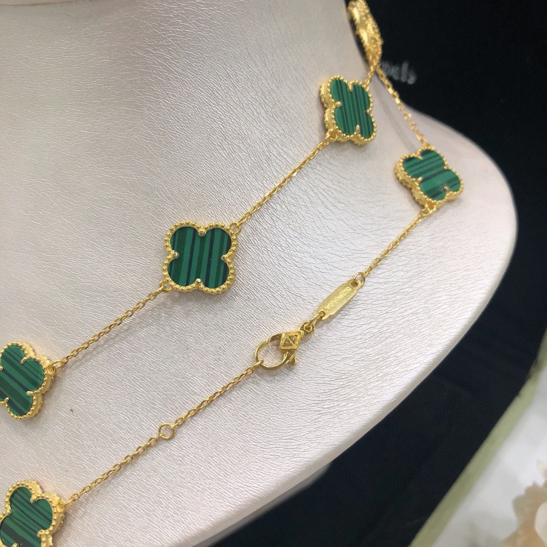 18K Vintage Alhambra 20 Motifs Long Necklace