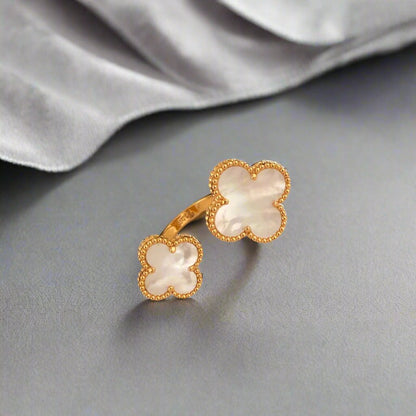 18K Magic Alhambra Mother Of Pearls Clover Ring