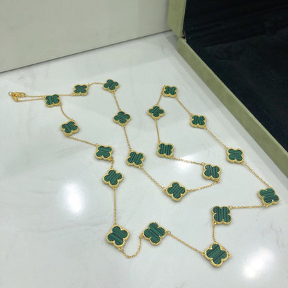 18K Vintage Alhambra 20 Motifs Long Necklace