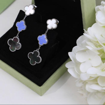 18K Magic Alhambra Three Motifs Earrings