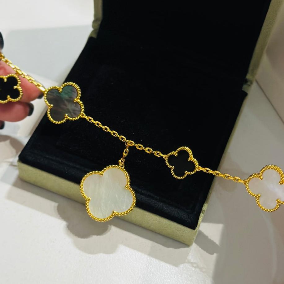 18K Magic Alhambra Five Motifs Clover Bracelet