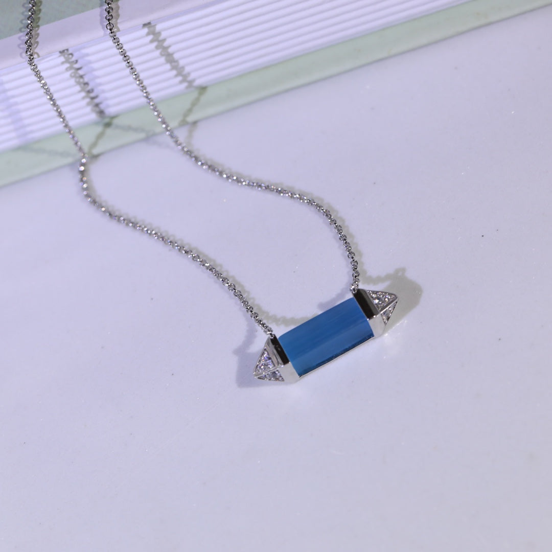 18K Les Berlingots De Blue Necklace