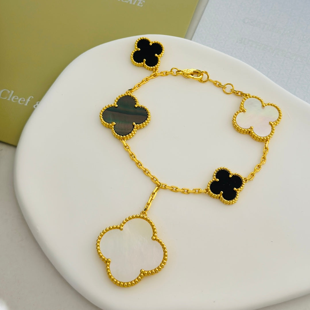 18K Magic Alhambra Five Motifs Clover Bracelet